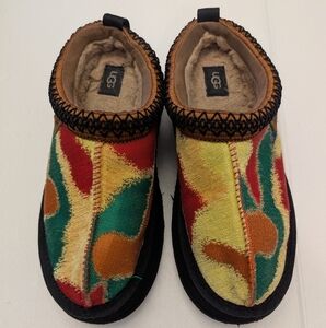 Ugg Women's Tazz Pridepop Pride Sherling Suede Platform Shoes